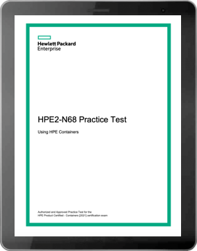Latest HPE2-N68 Mock Test